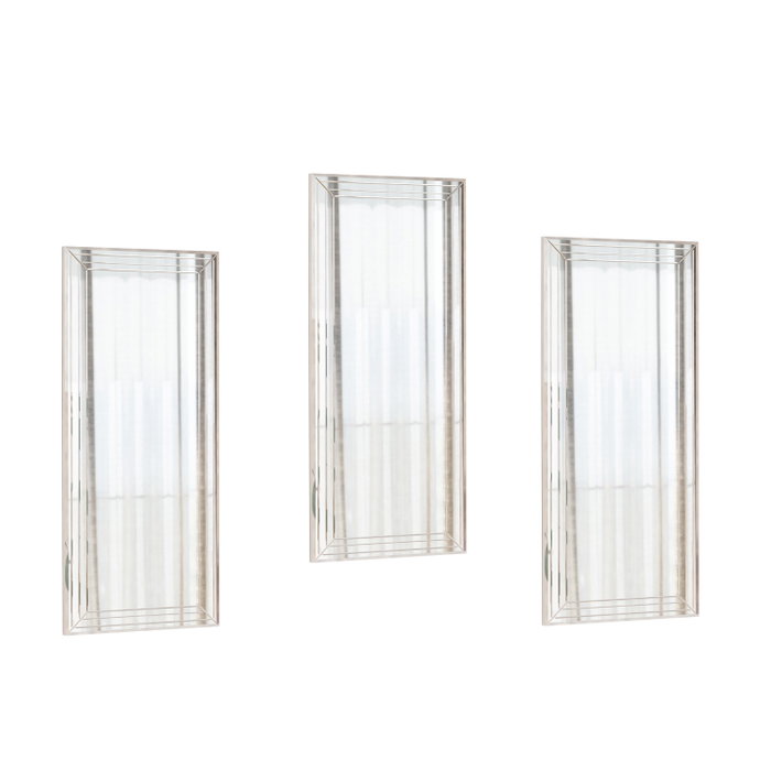 Hanah Home Mini Neom - Set de 3 Espejos Decorativos Transparentes